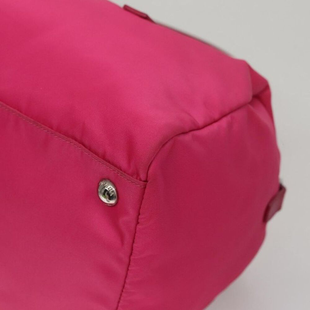 Prada Tessuto Pink Synthetic Handbag (Pre-Owned) - Picture 10 of 16